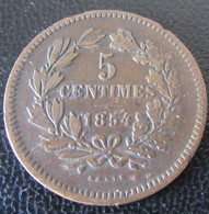 Luxembourg - Monnaie 5 Centimes 1854 - Luxemburg