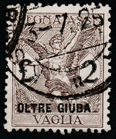 Oltre Giuba -1925 - Segnatasse N.5 ( Un Valore Obliterato ) L. 2 - Oltre Giuba