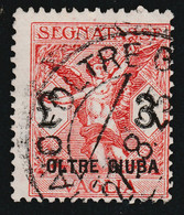 Oltre Giuba -1925 - Segnatasse N.6 ( Un Valore Obliterato ) L. 3 - Oltre Giuba