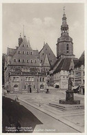 AK 061156 GERMANY - Lutherstadt Eisleben - Marktplatz Mit Rathaus U. Luther-Denkmal - Lutherstadt Eisleben