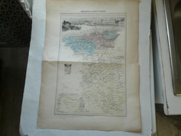 VIEUX PAPIERS - CARTE : PROVINCE DU DEPARTEMENT D'ALGER - MIGEON EDITEUR - Cartes Géographiques