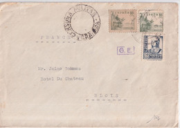 ESPAGNE - 1939 - CENSURE MILITAIRE De GRANADA Sur ENVELOPPE => BLOIS - Nationalists Censor Marks