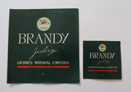 Portugal Etiquette Ancienne Brandy Jockey Label - Alcoholes Y Licores