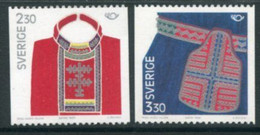 SWEDEN 1989 Traditional Costumes  MNH / **.  Michel 1537-38 - Ungebraucht