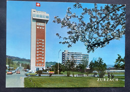 Zurzach Mit Turmhotel Und Rheumaklinik/ Oldtimer Autos - Zurzach