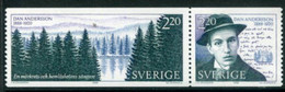 SWEDEN 1988 Andersson Birth Centenary MNH / **.  Michel 1508-09 - Neufs