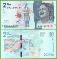 COLOMBIA 2000 PESOS 2018  P-458d UNC - Colombia