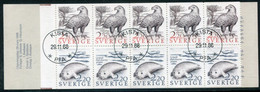 SWEDEN 1988 Coastal Fauna Booklet Stamps Used.  Michel 1480-81 - Used Stamps