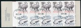 SWEDEN 1988 Coastal Fauna Booklet Stamps Used.  Michel 1480-81 - Oblitérés