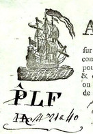 1797 CONNAISSEMENT BILL  OF LADING MARSEILLE  Pour Agde 1797+LETTRE D’ACCOMPAGNEMENT B.E. - ... - 1799