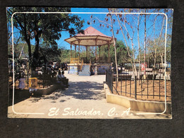 Postcard Central Park In La Unión 2013 - El Salvador