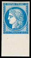 * N°4d 25c Bleu, Réimpression De 1862, Bdf, Neuf *, Très Frais, TTB - 1849-1850 Ceres