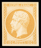 * N°9c 10c Bistre-jaune, Réimpression De 1862, Neuf *, Très Frais, TTB - 1852 Louis-Napoléon