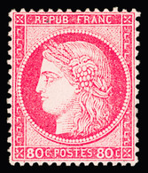 * N°57 80c Rose, Neuf * Légère Trace, Très Frais, TTB - 1871-1875 Cérès