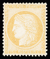 * N°59 15c Bistre, Neuf Avec Très Légère Trace De Charnière, TB. Signé Calves - 1871-1875 Cérès