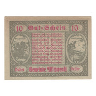 Billet, Autriche, Altschwendt O.Ö. Gemeinde, 10 Heller, Cloche, 1920 - Oesterreich