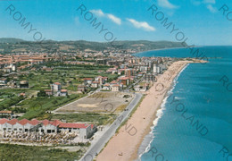 CARTOLINA  FANO,MARCHE,VEDUTA AEREA,LUNGOMARE,SPIAGGIA,MARE,ESTATE,VACANZA,BARCHE,BELLA ITALIA,NON VIAGGIATA - Fano