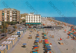 CARTOLINA  FANO,MARCHE,VEDUTA AEREA,RIVIERA ADRIATICA,SPIAGGIA,MARE,ESTATE,VACANZA,BARCHE,BELLA ITALIA,VIAGGIATA 1978 - Fano