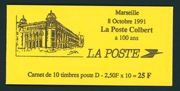 ** N°2712-CP1 Marianne De Briat Carnet Local Marseille Colbert, **, TTB (cote 230 €) - Andere & Zonder Classificatie