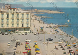 CARTOLINA  FANO,MARCHE,VEDUTA AEREA,RIVIERA ADRIATICA,SPIAGGIA SASSONIA,MARE,ESTATE,BELLA ITALIA,VIAGGIATA 1965 - Fano