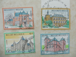Belgique / Belgie 2193/2196 (1985 )   Gestemeplt Oblitéré Chateaux Castelen Castel - Used Stamps