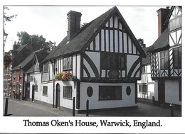 THOMAS OKEN'S HOUSE, WARWICK, ENGLAND. UNUSED POSTCARD Lg1 - Warwick