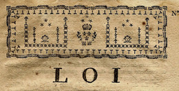 REVOLUTION  1791 LOI FINANCES PUBLIQUES  NOUVELLE ORGANISTATION  TRESOR PUBLIC   8 PAGES B.E. VOIR SCANS - Décrets & Lois