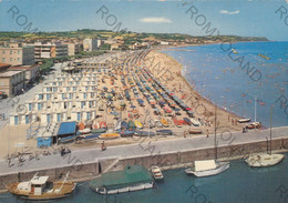 CARTOLINA  FANO,MARCHE,VEDUTA AEREA,RIVIERA ADRIATICA,SPIAGGIA,LUNGOMARE,SOLE,MARE,ESTATE,BELLA ITALIA,NON VIAGGIATA - Fano