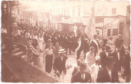 ZINNOWITZ Insel Usedom Festzug I Der Strandstraße Buchdruckerei Papier Gelaufen 27.9.1922 - Zinnowitz