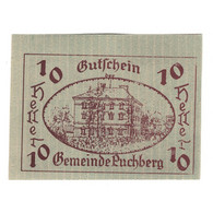 Billet, Autriche, Puchberg Bei Wels O.Ö. Gemeinde, 10 Heller, Texte, 1921 - Oesterreich