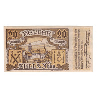 Billet, Autriche, Zell An Der Ybbs N.Ö. Marktgemeinde, 20 Heller, Texte, 1920 - Oesterreich