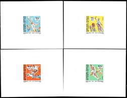 AFARS & ISSAS(1976) Montreal Olympics. Set Of 4 Deluxe Sheets. Scott Nos 423-6, Yvert Nos 431-4. - Autres & Non Classés