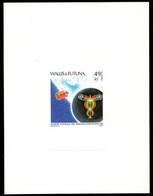 WALLIS & FUTUNA(1981) 13th World Telecommunications Day. Deluxe Sheet. Scott No 262, Yvert No 265. - Sin Dentar, Pruebas De Impresión Y Variedades