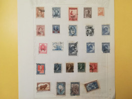 PAGINA PAGE ALBUM ARGENTINA   ATTACCATI PAGE WITH STAMPS COLLEZIONI LOTTO LOT LOTS - Collections, Lots & Séries