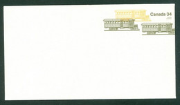 Train; Wagon / Passenger Car; Enveloppe, Entier Postal Scott # U 116 Envelope, Postal Stationery (9945) - Cartas & Documentos