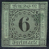 6 Kreuzer Grün - Neudruck Baden Nr. 3 Mit Gummi - Mint