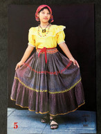 Postcard Typical Costume Pancha 2012 - El Salvador