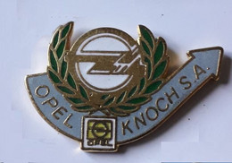 AN253 Pin's KNOCH ETOILE OPEL STRASBOURG SA Alsace Qualité EGF - Opel