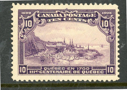 Canada 1908 MH "Quebec In 1700" - Ongebruikt