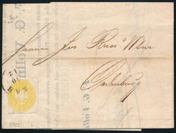 1863 2kr Komplett Nyomtatványon "RAAB" - Oedenburg (70.000) - Unclassified