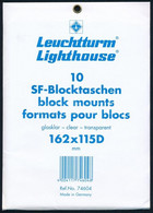 Leuchtturm 10 Db átlátszó Tasak Bontatlan Csomagolásban, Levelekhez, Blokkokhoz 162 X 115 Mm - Other & Unclassified