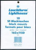 Leuchtturm 10 Db átlátszó Tasak Bontatlan Csomagolásban, Levelekhez, Blokkokhoz 162 X 115 Mm - Other & Unclassified