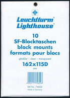 Leuchtturm 10 Db átlátszó Tasak Bontatlan Csomagolásban, Levelekhez, Blokkokhoz (162 X 115 Mm) - Other & Unclassified