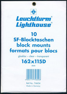 Leuchtturm 10 Db átlátszó Tasak Bontatlan Csomagolásban, Levelekhez, Blokkokhoz (162 X 115 Mm) - Other & Unclassified