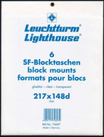 Leuchtturm 6 Db átlátszó Tasak Eredeti Csomagolásban, Levelekhez, Blokkokhoz (217 X 148 Mm) - Other & Unclassified