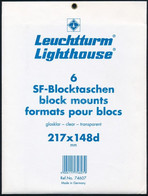 Leuchtturm 6 Db átlátszó Tasak Bontatlan Csomagolásban, Levelekhez, Blokkokhoz (217 X 148 Mm) - Other & Unclassified
