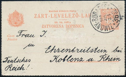 1900 Levelezőlap "ZIMONY - BUDAPEST" Vasúti Mozgóposta Bélyegzéssel - Altri & Non Classificati