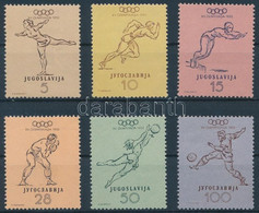 ** 1952 Nyári Olimpia, Helsinki Sor Mi 698-703 - Other & Unclassified