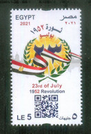 EGYPT / 2021 / 23 JULY REVOLUTION / MNH / VF - Ungebraucht
