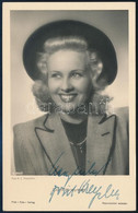 Dorit Kreysler (1909-1999) Osztrák Színésznő által Aláírt Fotólap / Austrian Actress Autograph Signature - Other & Unclassified